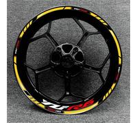 Wheel Stickers For Y&amaha For YZF R6 Motorcycle 17 Inch Inner Outer Wheel Rim Hub Decal Waterproof Reflective Sticker(Style 20)