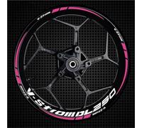 Wheel Stickers Motorcycle Wheel Decal For Suzuki V-Strom DL250 DL 250 17 Inch Reflective Rim Decals Stripe Tape Hub Stickers Rim Reflective Decal