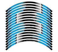 Wheel Stickers Motorcycle Wheel Sticker Reflective Rim Decal Accessories Waterproof for CBR600RR for CBR1000RR(Style 3)