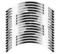 Wheel Stickers Motorcycle Wheel Sticker Reflective Rim Decal Accessories Waterproof for CBR600RR for CBR1000RR(Style 2)