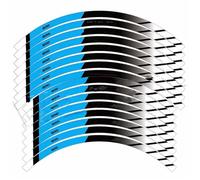 Wheel Stickers Motorcycle Wheel Sticker Reflective Rim Stripe Decals Waterproof Accessories for F800GS F(Style 3)