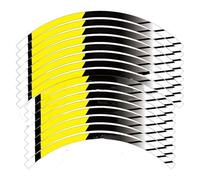 Wheel Stickers Motorcycle Wheel Sticker Reflective Rim Stripe Decals Waterproof Accessories for F800GS F(Style 1)