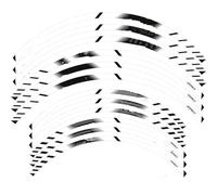 Wheel Stickers Motorcycle Wheel Stickers 21" 17" RIM STICKERS TAPES For KLR 650 1987-2023(Style 6)