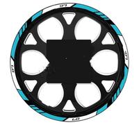 Wheel Stickers Reflective Motorcycle Accessories Wheel Sticker Hub Decals Waterproof for Y&amaha for MT07(Style 5)