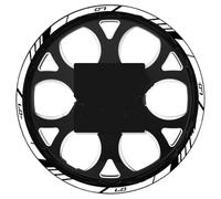 Wheel Stickers Reflective Motorcycle Accessories Wheel Sticker Hub Decals Waterproof for Y&amaha for MT07(Style 1)