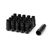 Wheel Stud Bolt Nuts Compatible With Infiniti Car Modification Wheel Nuts Lug Nuts Bolts Wheel Hub Bolts Lug Nuts M12x1.5 20Pcs(Black1)
