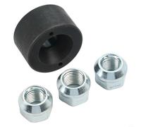 Wheel Stud Installer Kit with 3 Hexagonal Hub Nuts M12x1.25 M12x1.5 M14x1.5 for Most Cars Sedans and Light Trucks Automotive Replacement Tool