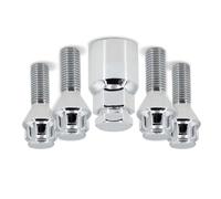 Wheel Studs Bolt Compatible With Nissan For Qashqai For Note For Micra Car Wheel Bolts Locking Lug Nuts Stud M12 X 1.5 With Locks Key Taper For Seat