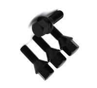 Wheel Studs Compatible With BMW For E91 2007-2012 For E92 2005-2010 For E93 2008-2013 4x M12x1.5 17mm Car Wheel Lugs Nuts Hex Black Accessories