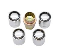 wheel studs Compatible with Toyota M12x1.5 Wheel Nuts Lock Steel Nuts 4+1 Tyre Chrome Socket Wheel Lug Nut Lock