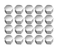 wheel studs Compatible With Volvo For C30 C70 S40 S60 S70 S80 S90 V40 V50 V60 V70 V90 XC40 XC60 XC70 Auto Hub Screw Cover(21mm silver)