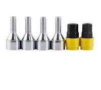 Wheel Studs Replacement Compatible With Fiat For 500 2007-2021 For 500C 2009-2021 500L 2012-2021 M12x1.25 28mm Car Tyre Nut For Bolt Set Lug Stud Screw