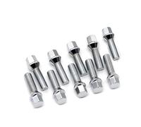 Wheel Studs Replacement Compatible With For X5 Tire Bolts Wheel Hub And Bearing Mounting Bolt Replacement Steel Tire Bolt Replacement Wheel Bolt Lock Kit