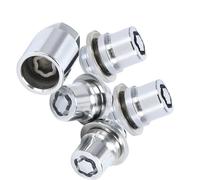 Wheel Studs Replacement Compatible With Lexus For IS300 02-20 For RX350 07-23 Car Wheel Studs 4Nuts 1Key 33MM M12x1.5 Hub For Bolt Lug Lock Nut Set Wheel