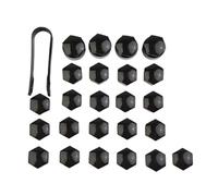 Wheel Studs Wheel Auto Hub Screw Protection Black Wheel Nut Bolt Trims Studs Cover Cap Auto Replacement Parts External Accessories