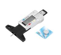 Wheel Thread Depth Professional Digital Tyre Tread Meter Durable Alloy Construction with Clear Scale for Car Tyre Maintenance White Blue Black Optional (White)
