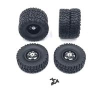 Wheel Tires For WPL C14 C24 C34 C44 B14 B24 B16 B36 For JJRC 1/16 | Front single and rear dual wheel design with rugged rubber tire for superior off-road grip stability Accessories