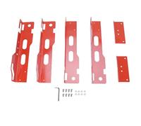 Wheel Toe Alignment Tool Plates Iron Accurate Measurement Secure Drop for Car Sedan SUV Matte with Wide Compatibility and User Friendly Design for Home Garage Use (Orange)