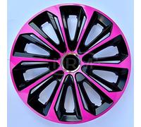 Wheel trim 15 inch Black Extra Strong Pink/Set of 4