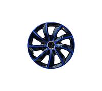 Wheel trim caps Stig extra blue/black, 15 inches, set of 4