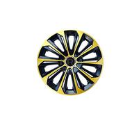 Wheel Trims Extra Strong Black / Gold 15 Inch Set of 4