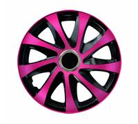 16'' Car Hubcaps Wheel Trims Covers 4pcs 16 inch Durable Pink Plastic ABS HQ UK