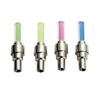 Wheel Valve Cap Light, 4Pcs Bike Wheel Flash Light LED Flash Tyre Valve Cap Car Bike Motorcycle