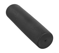 Wheelbarrow Rubber Handles 2 Pack, 30mm Inner Diameter Round Tube Replacement with Non-Slip Groove Design for Secure Grip, Black Plastic Handle Co(119 x 25mm)