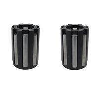 WHEELBARROW TROLLEY WHEEL PAIR OF 25.4MM (1") BEARINGS 35mm OD