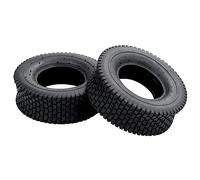 Wheelbarrow Tyres, Pack of 2, 13 x 5.00-6 4PR Rubber Puncture-proof Spare Part Solid Rubber Tyres for Wheelbarrow, Transport Trolley, Sack Truck, Garden Trolley with Profile for Stable Hold