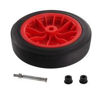 Wheelbarrow Wheel 12" Trolley Wheels Replaceable Puncture Wheels 3.50-4.00/8 + 120mm Rubber Tire for Most Unicycles Truck Garden Trolley Wheel Barrows (2)