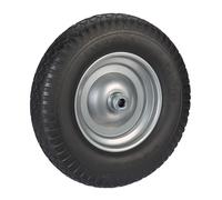 Wheelbarrow wheel 39 cm 100 kg wheelbarrow tyre solid rubber wheel 4.00 inch