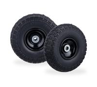 Wheelbarrow wheel Solid Rubber Replacement Wheels Durable Cart Tyres 150 kg