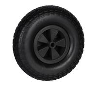 Wheelbarrow wheel Solid Rubber Tyre 100 kg Puncture-Proof Wheel 1.6 kg 33 cm