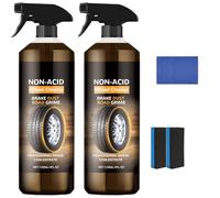 Wheelblaze Wheel Cleaner, WheelBlaze Versatile and Powerful Rust Converter, Wheelblazes Cleaning Spray, Turn Filthy Wheels Into Mirror Shine (2 sets)