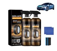 Wheelblaze Wheel Cleaner Wheelblaze, Wheels Care Multi-Purpose Cleaners, Turn Filthy Wheels into Instant Shine and Lasting Protection, Automobile and Tire Power (2pcs)