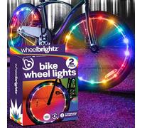 Wheelbrightz LED Bicycle Wheel Lights - Bright, Colorful Light for Bikes - Fits Front or Rear Tire - Weather-Resistant Tube with Battery Pack - for All Ages