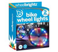 Wheelbrightz LED Bicycle Wheel Lights - Bright, Colorful Light for Bikes - Fits Front or Rear Tire - Weather-Resistant Tube with Battery Pack - for All Ages