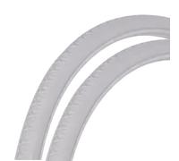 Wheelchair Accessories: 20", 22" And 24" Rear Wheels With Solid Polyurethane Tires, No Air Required, 2-pack(Gray,20inches)
