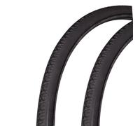 Wheelchair Accessories: 20", 22" And 24" Rear Wheels With Solid Polyurethane Tires, No Air Required, 2-pack(Black,20inches)