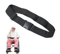 Wheelchair Adjustable Buckle Seatbelt Strap, 74"/200cm Wheelchair Seatbelt Restraint Leg, Wheelchair Leg Support Restraint for Mobility Scooter Elderly Patients