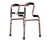 Wheelchair, Aluminum Rollator Lightweight Foldable for Elderly Non-Slip Walking Stick with Hospital It's so Kind of You Safehappy, Brown (Brown)