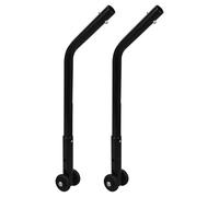 Wheelchair Anti-Tip Device Rear Stabilizer Wheels, Heavy Duty Safety Support Accessory for Elderly and Disabled Mobility Aid Transport Chair, 2 Pack