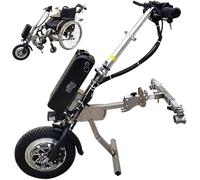 Wheelchair Attachment, 500W Wheelchair Pull Device, Electric Handcycle Wheelchair Attachment, Shock Absorber System, Tweeter, 48V 15 Ah/17 Ah Battery, Range 60/70 Km (A15ah)