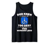 Wheelchair Awareness Disability Pride Confident Quote Tank Top