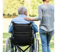 Wheelchair Backpack | Storage Bag with Reflective Strips,Organizer Pouch for Rehabilitation Hospital Seniors Travel Kids Adults Airplane Outdoor Shopping