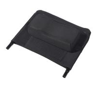 Wheelchair Backrest Heightening Headrest for Posture Alignment | Mesh Cloth and Carbon Steel Build, Black Finish, Includes Fixed Parts and Support Cushion Set