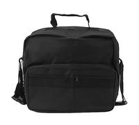 Wheelchair Bag Hang On Back Storage Tote Portable Large Capacity Oxford Cloth Accessible Pouch Travel Messenger Black for Wheelchair Users Travelers Shoppers 13.8 x 11.8 x 7.5in