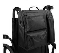 Wheelchair Bag,Scooter Bag Big Capacity Water Proof/Mobility Scooter Accessories Storage Expandable Package with Crutch Pocket for Most Wheelchair,Scooter,Walker,Rollator