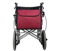 Wheelchair Bag,Wheelchair Backpack Bag for Most Electric, Manual Wheelchairs or Mobility Scooters,Large Tote Accessory to Hang on Back,for Handicap, Seniors (Red)